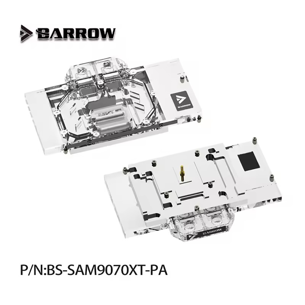 Barrow GPU Water Block For SAP - Rx 9070 Xt recension och pris