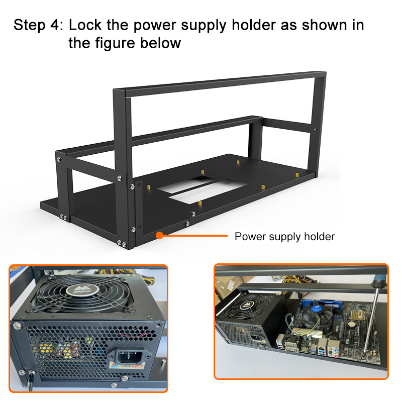 Mining Case Rack Motherboard B - Gpu Mining Rig Frame 8 Gpu recension och pris