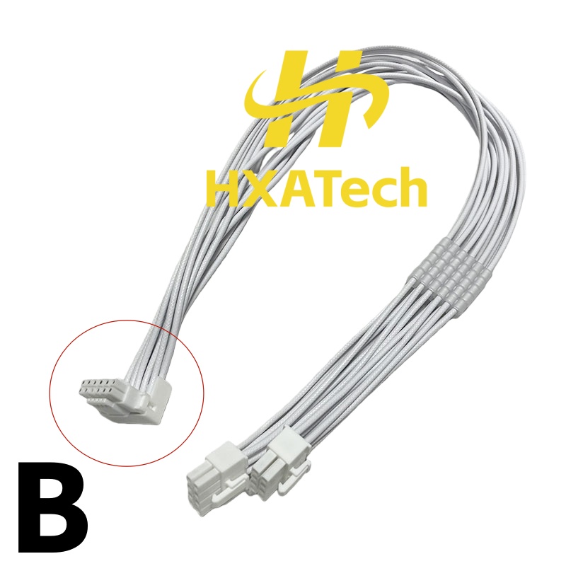 High Quality16AWG Braided Patt - Dual 8Pin To 16Pin 12Vhpwr Cable recension och pris