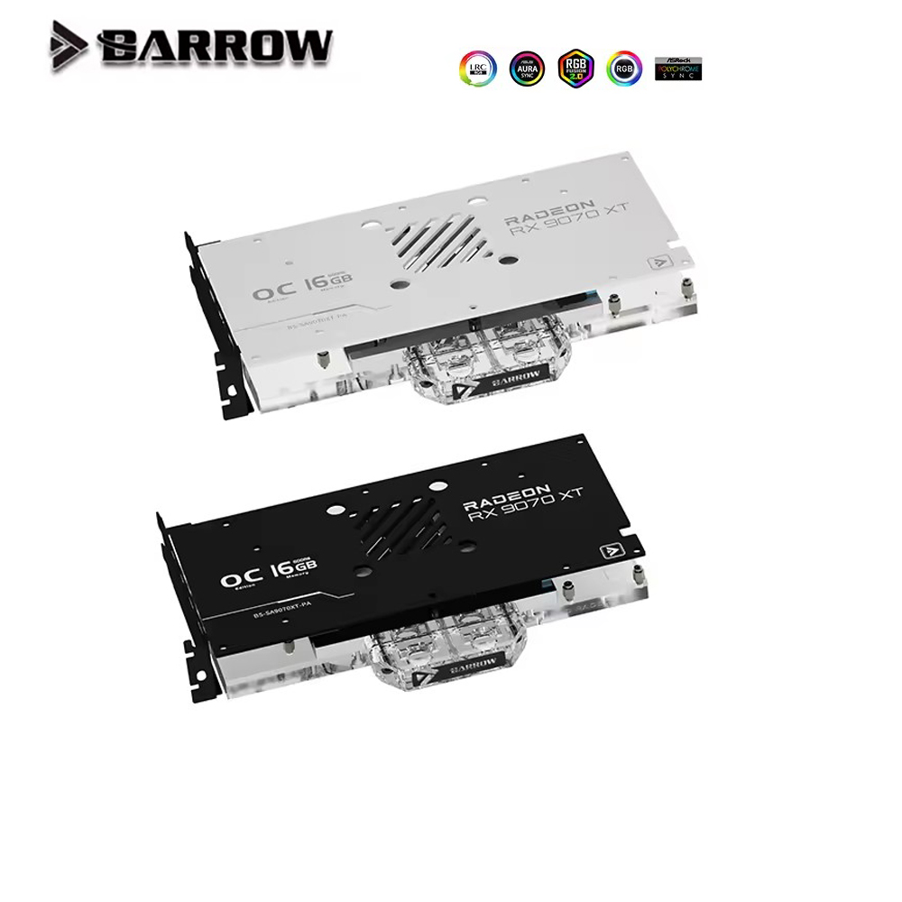 Barrow GPU Water Block For Sap - Rx 9070 16Gb recension och pris
