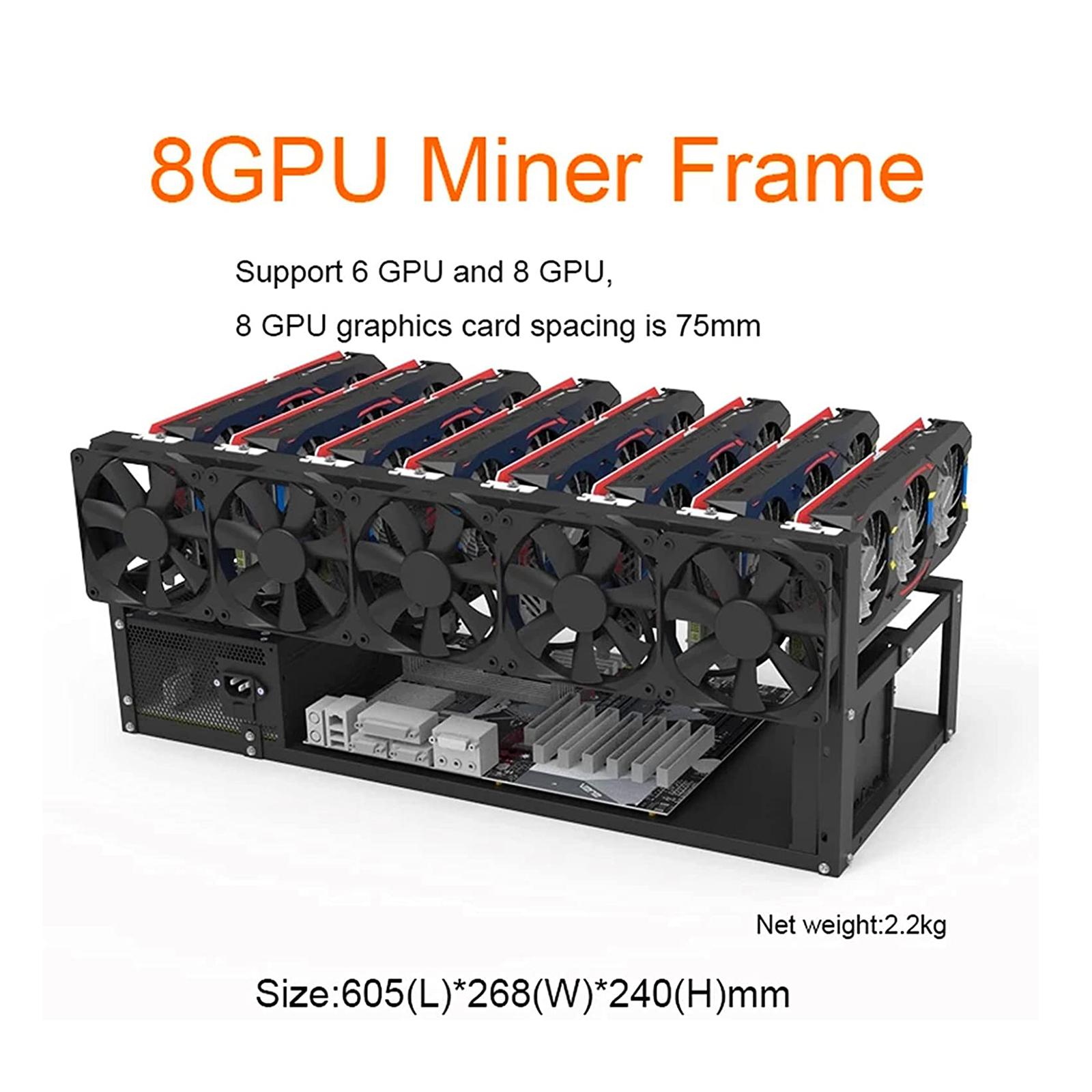 Open Frame Graphics Card Holde - Gpu Mining Rig Frame 8 Gpu recension och pris