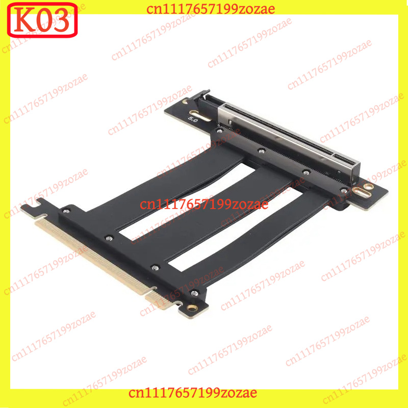 K03 PCIe 5.0 X16 90‑Degree Slo - Pcie 5.0 Gpu Riser Cable recension och pris