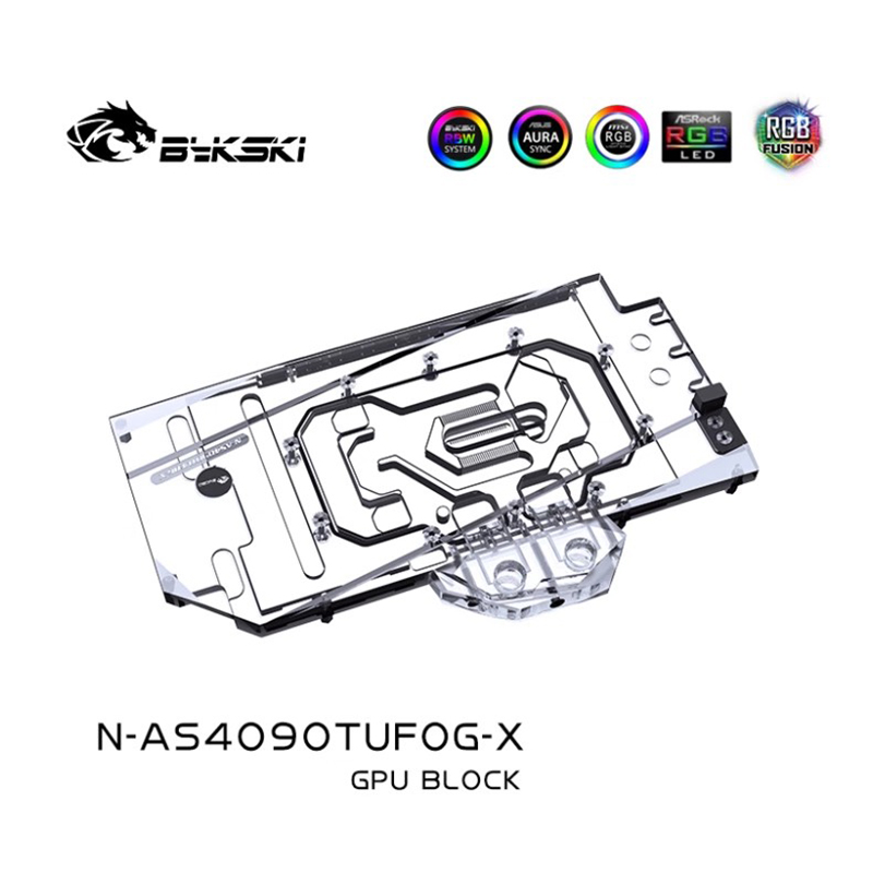 Bykski GPU Water Block for ASU - Rtx 4090 Water Block recension och pris