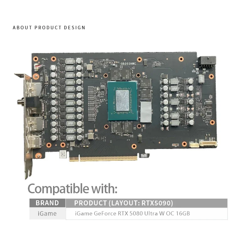 Bykski GPU Block for Colorful  - Rtx 5080 16Gb recension och pris