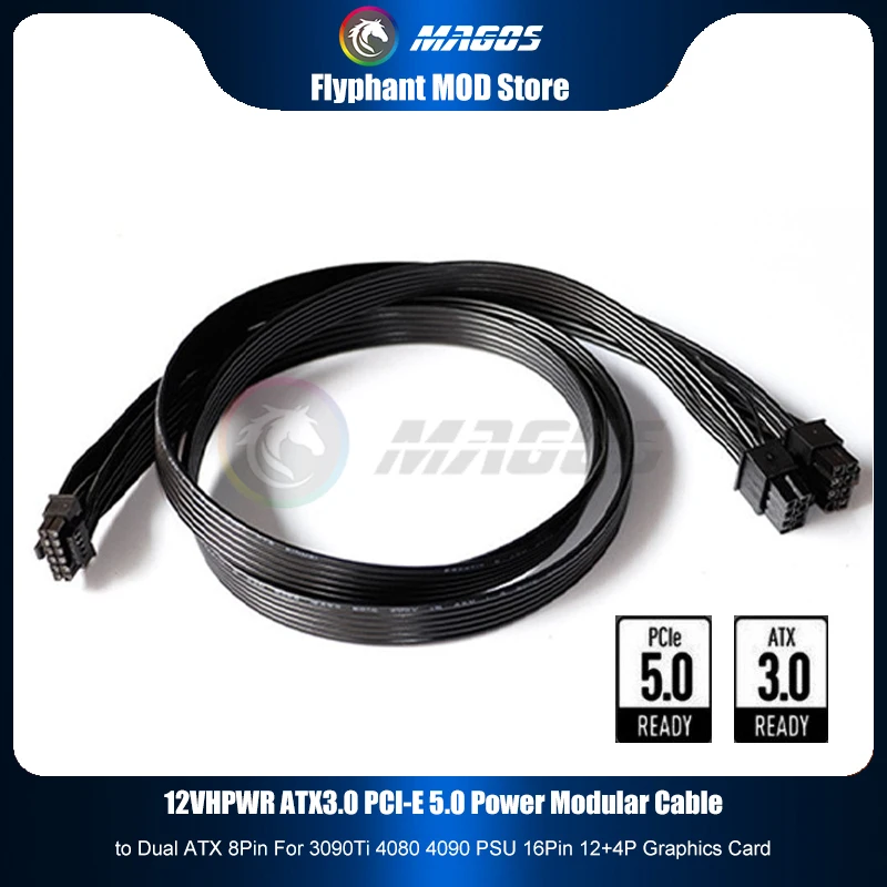 12V HPWR ATX3.0 PCI-E 5.0 Powe - Dual 8Pin To 16Pin 12Vhpwr Cable recension och pris