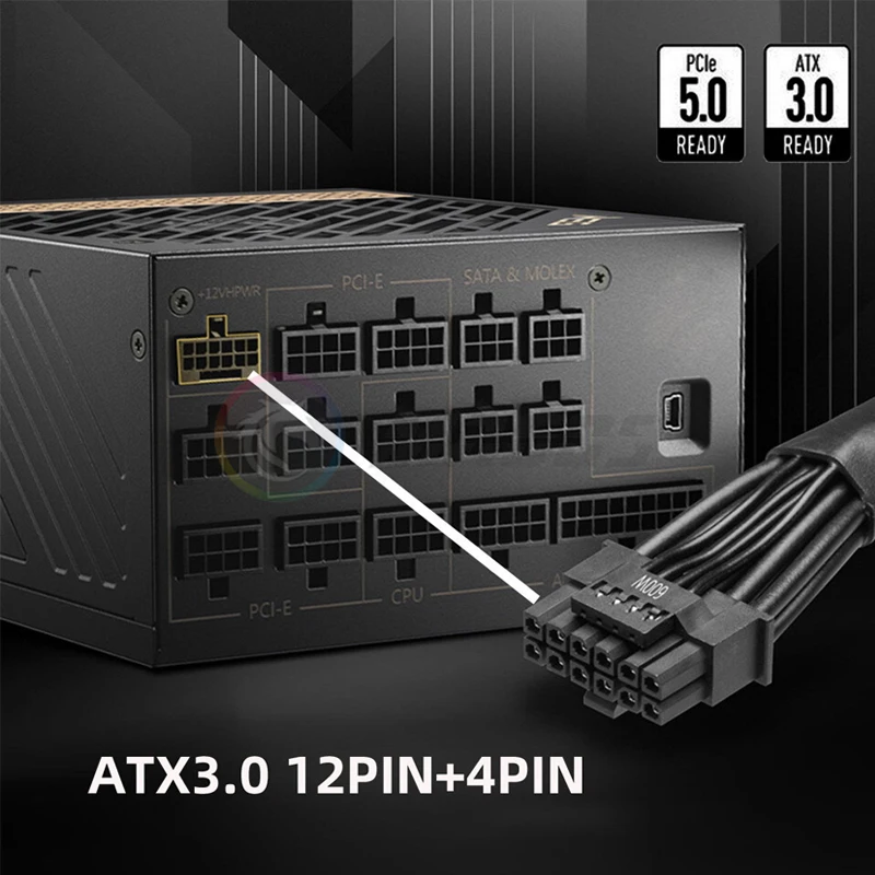 12V HPWR ATX3.0 PCI-E 5.0 Powe - Dual 8Pin To 16Pin 12Vhpwr Cable recension och pris