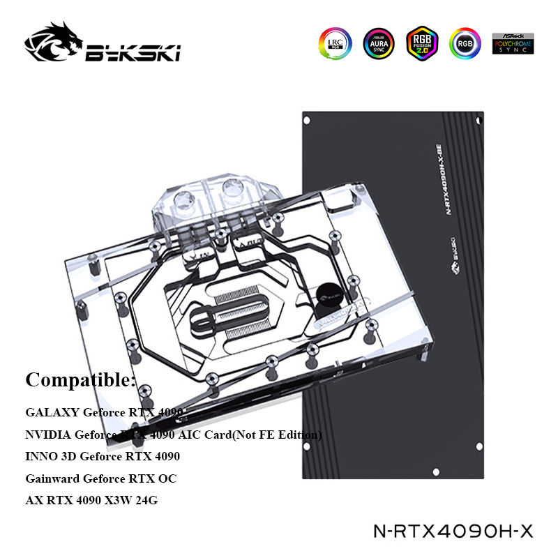 Bykski Water Block For NVIDIA  - Rtx 4090 Water Block recension och pris