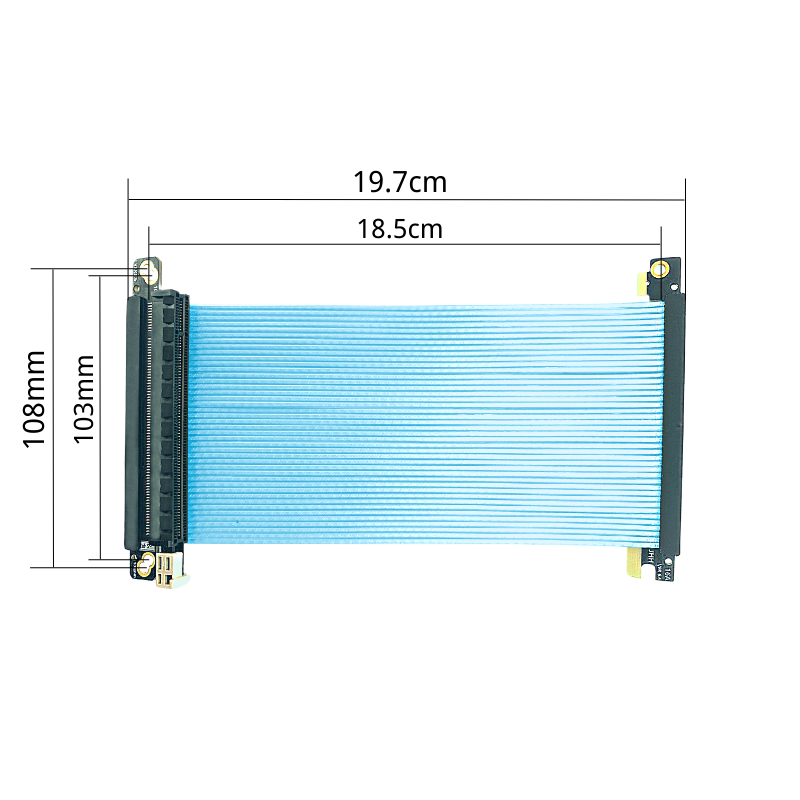Dual Reverse Pcie 4.0 Riser Ca - Itx Gpu Riser Pcie 4.0 16X recension och pris