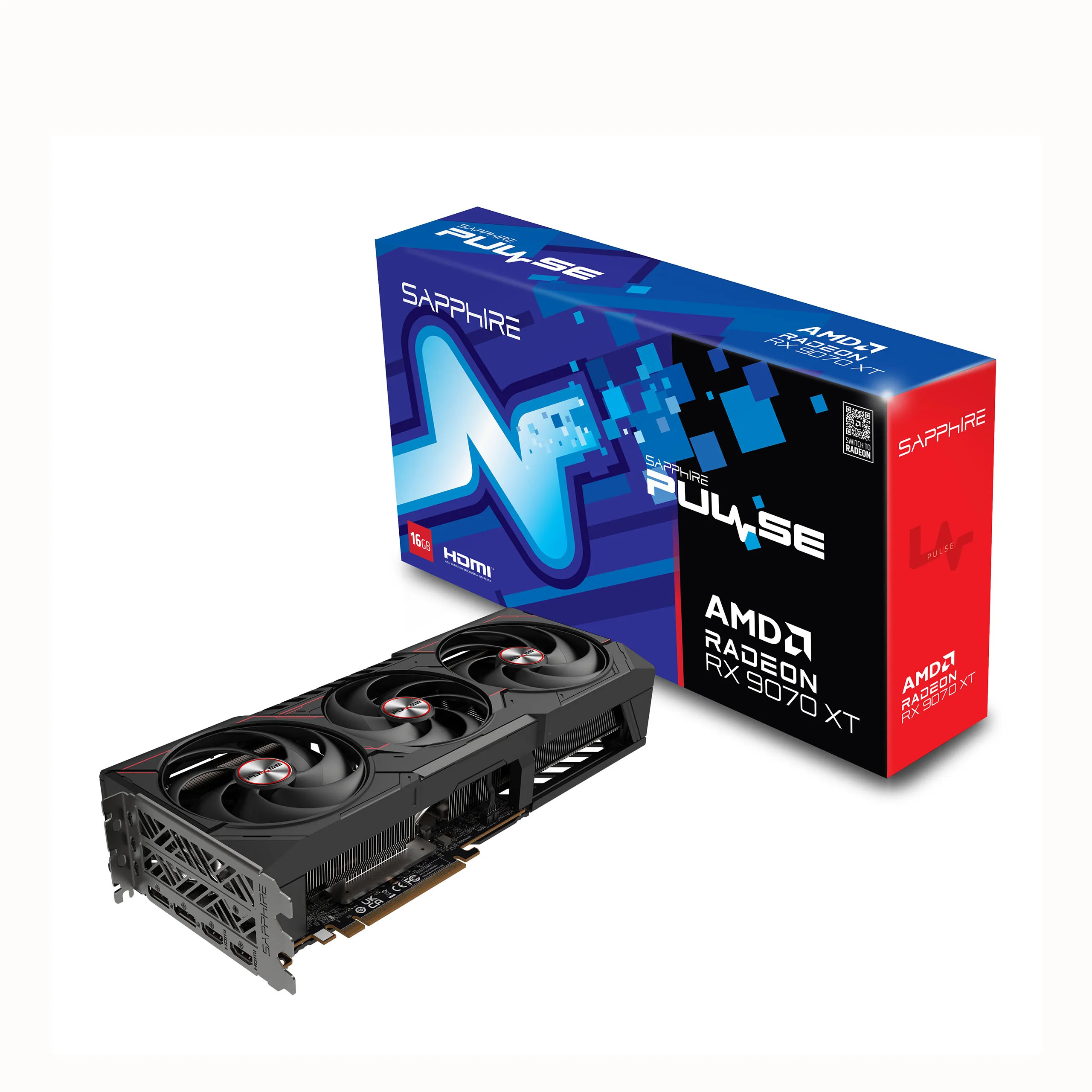 2025 New SAPPHIRE PULSE  Radeo - Rx 9070 16Gb recension och pris