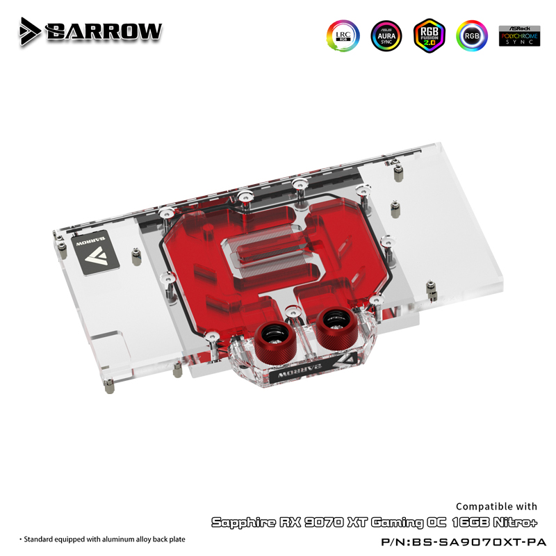 GPU Water Block For SAPPHIRE R - Rx 9070 16Gb recension och pris