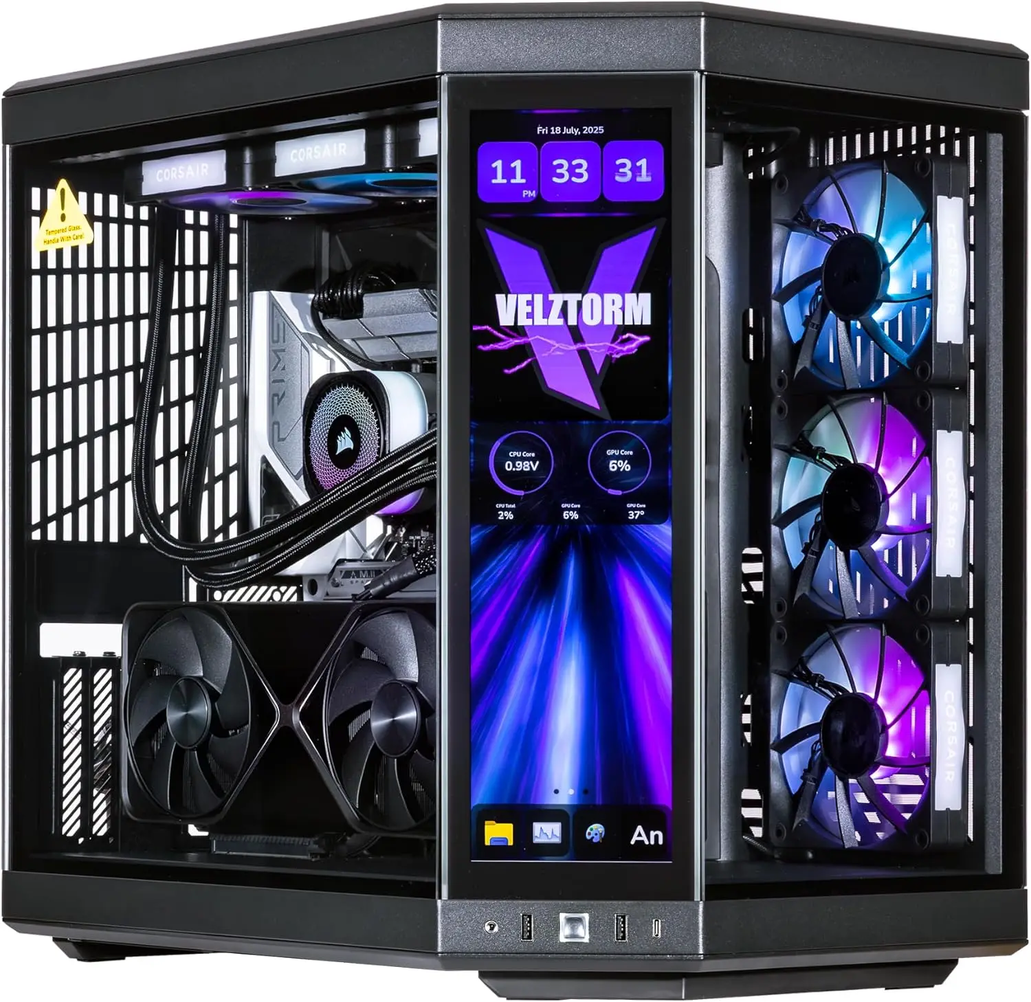 Velztorm LCD Black Praetix Cus - Rtx 5080 16Gb recension och pris