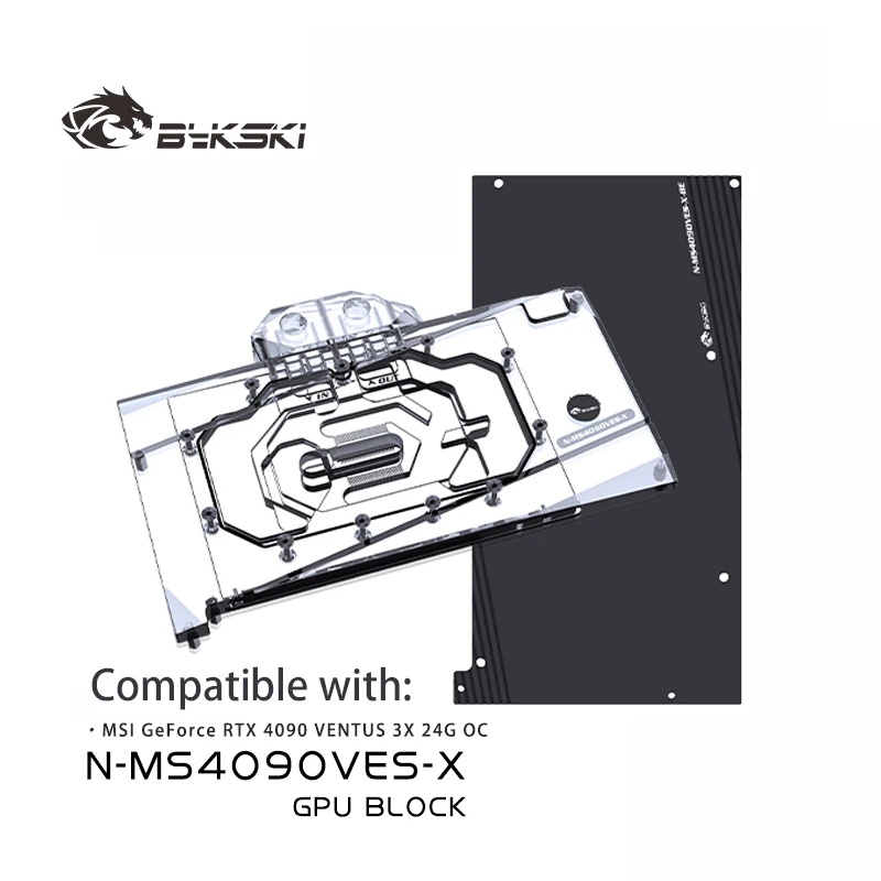 Bykski N-MS4090VES-X GPU Block - Rtx 4090 Water Block recension och pris