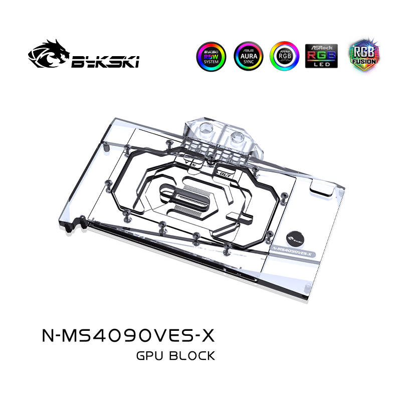 Bykski N-MS4090VES-X GPU Block - Rtx 4090 Water Block recension och pris