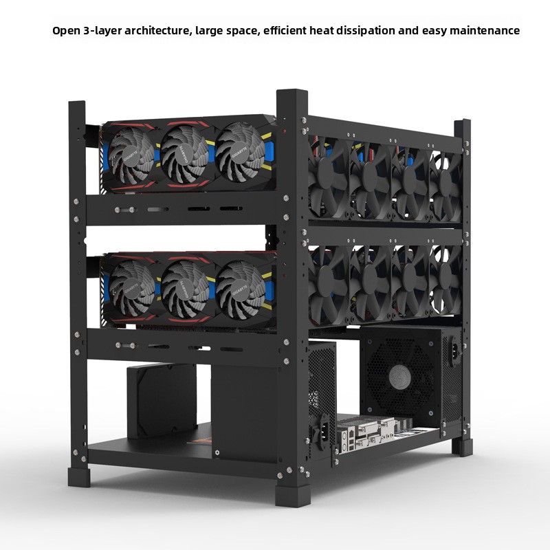 Custom Open Frame GPU Case Dua - Gpu Mining Rig Frame 8 Gpu recension och pris