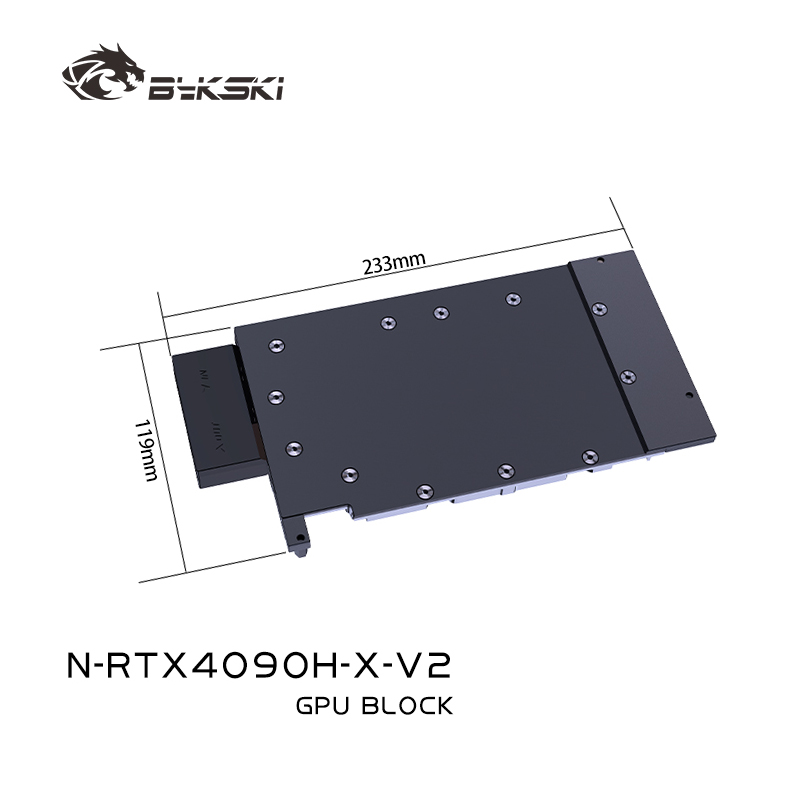 Bykski GPU Block for NVIDIA RT - Rtx 4090 Water Block recension och pris