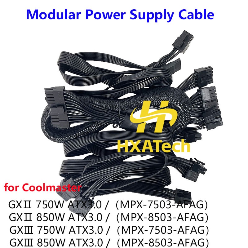 HXATech- 12VHPWR 16pin CPU 8pi - Dual 8Pin To 16Pin 12Vhpwr Cable recension och pris