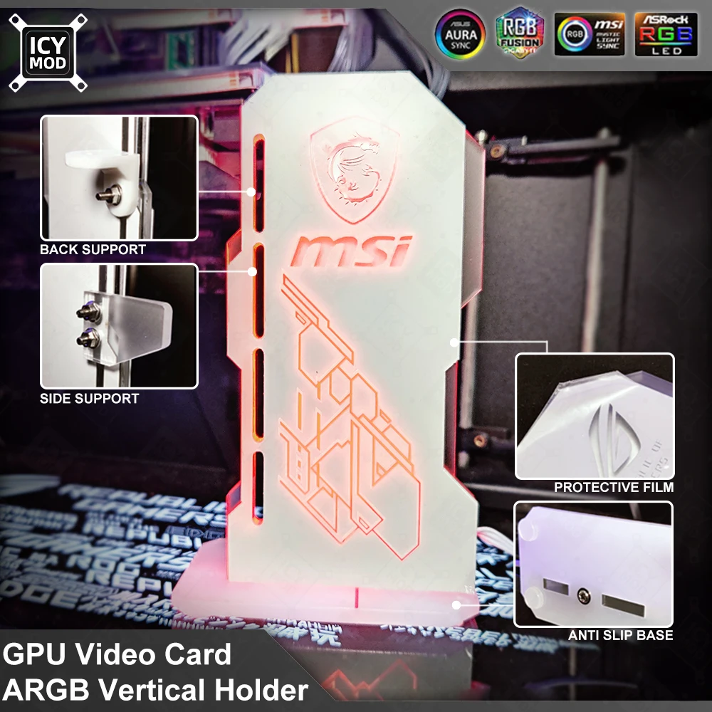 Video Card Bracket Customizabl - Desktop Gaming Gpu 32Gb recension och pris