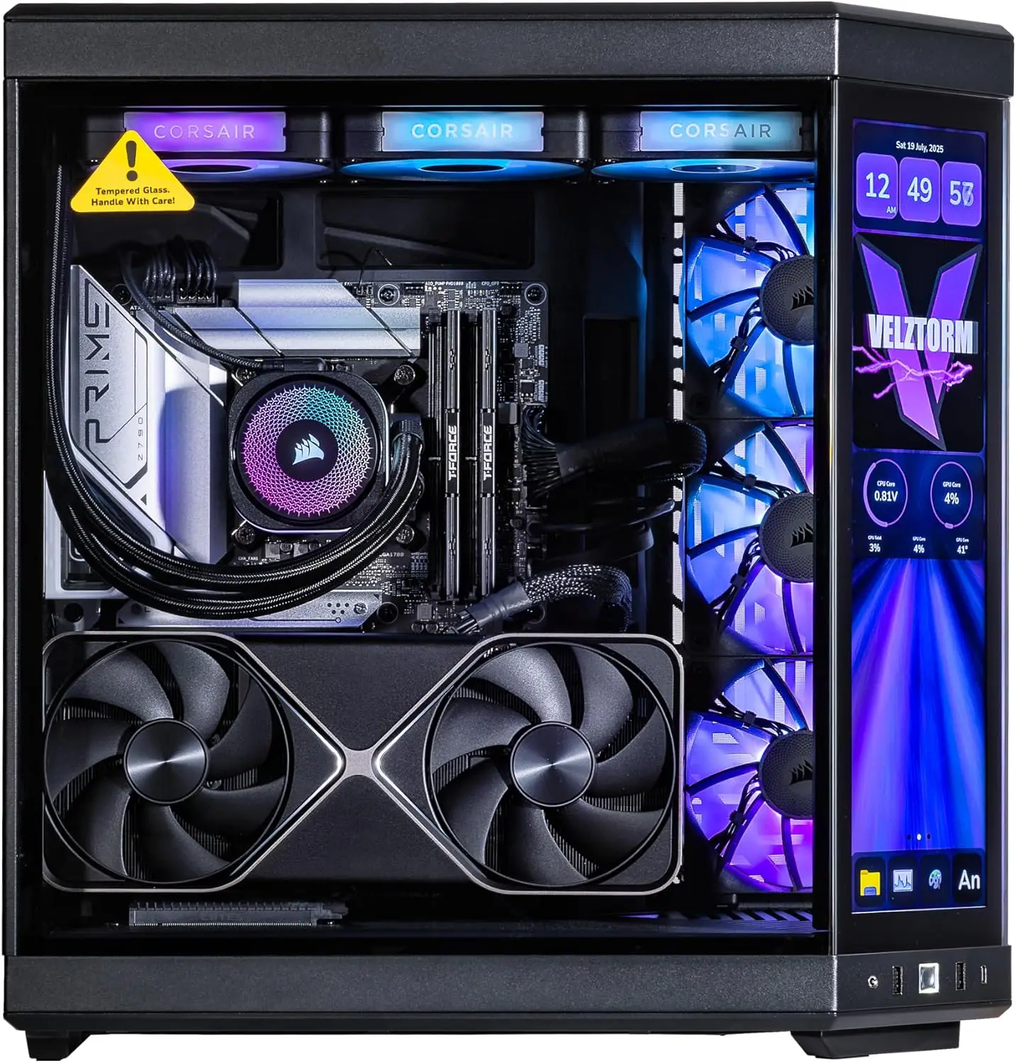 Velztorm LCD Black Praetix Cus - Rtx 5090 32Gb recension och pris